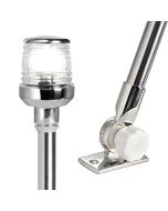 Luce di fonda 360° Asta abbattibile cm 60 Luce LED INOX