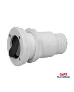 Scarico a mare Ø 55mm con valvola per tubo Ø 45mm