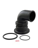 Bocchettone per serbatoio Ercole e Sogliola 90° per tubo Ø 50 mm