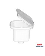 Contenitore rettangolare per doccia barca con tappo