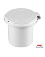 Contenitore tondo per doccia barca con tappo