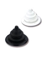 Cuffia passacavo a soffietto con anello in ABS