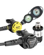 Erogatore Sub Mares Rover 2S DIN con manometro e profondimetro