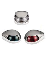 Fanali Inox luce di via a montaggio orizzontale fino a 12 metri