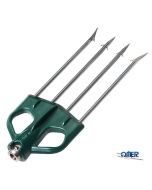 Fiocina Omer 4 Punte per aste Ø 7 mm con fermo