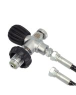 Frusta 1 metro attacco DIN per compressore ricarica bombole