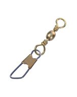 Girelle ottone con moschettone