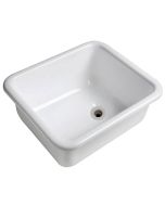 Lavello rettangolare in plexiglass bianco cm 330x280