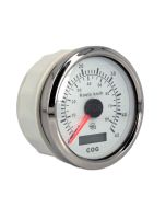 Spidometro Contamiglia con GPS e bussola BIANCO