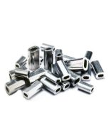 Manicotti in alluminio per sagola fucile Sleeve 20 pz Ø max 1,70