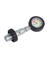 Manometro di superficie per bombole con attacco DIN