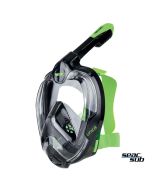 Maschera Seac Sub unica full-mask size l/xl colore nero-lime