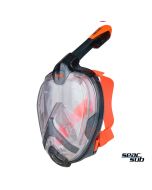 Maschera Seac Sub unica full-mask size l/xl colore nero-orange