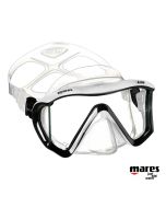 Maschera sub Mares I3 in Liquidskin Trasparente / White