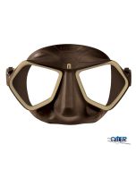 Maschera Omer Wolf Brown in silicone