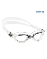 Occhialini nuoto Cressi Sub Flash in silicone trasparente-nero