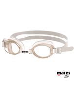 Occhiali per nuoto Mares Rocket in silicone trasparente