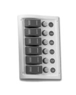 Pannello elettrico 6 interruttori Bianco mm 190x130 IP56