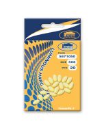 Perline ovali fluorescenti in busta 20pz