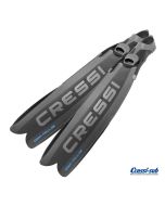 Pinne apnea Cressi Sub Gara Turbo Impulse Nera