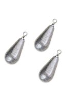 Piombo da pesca a pera con girella blister 3 pezzi