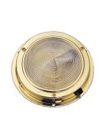 Plafoniera Ottone con interruttore 138 mm