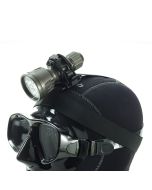 Porta torcia elastico da testa regolabile