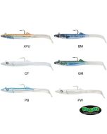 Artificiale Raglou Hybrid in silicone con testa piombata 2 pezzi