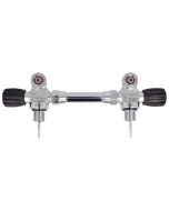 Rubinetteria per bibombola 15+15 litri M25x2