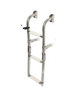 Scaletta Inox Barca Pieghevole 3 Gradini Larghezza cm 22