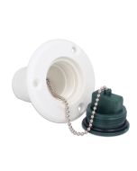 Tappo imbarco CE in nylon per Benzina per tubo Ø 38mm VERDE