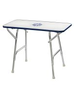 Tavolo Per Barca Pieghevole in Alluminio cm 80x40 Altezza cm 61