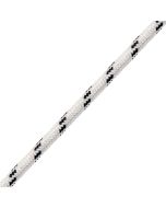 Treccia in poliestere bianca con spia