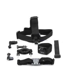 KIT 113 DAZZNE ACCESSORI PER ACTION CAMERA SPORT 6 PEZZI