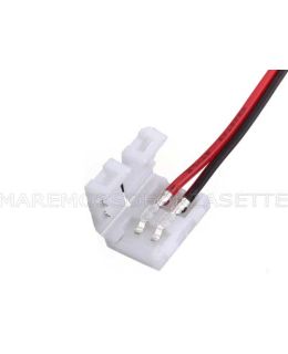 CONNETTORE DI ALIMENTAZIONE PER STRIP LED 8mm