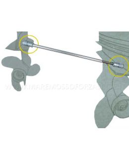 Barra di accoppiamento inox per motori fuoribordo