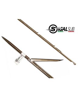 Asta tahitiana Sigalsub Ø 6,25 mm con perni 150 cm per fucile 110