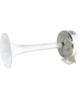 Tromba Marco TCE in ottone 250mm 12v DC verniciata bianco