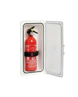 Vano porta-estintore con portello chiusura mm183x364