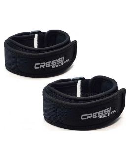 Coppia di cavigliere Cressi Sub con chiusura velcro