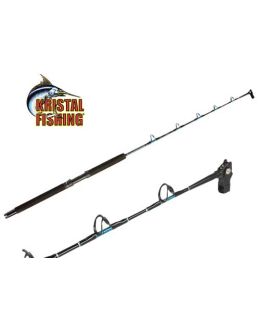 Canna pesca Kristal Fishing Halibut per mulinelli elettrici