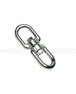 Girella in acciaio inox 316 doppio occhio