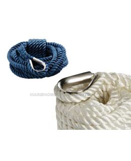 Cima di ormeggio con impiombatura e redancia