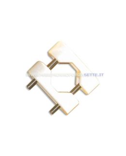 Morsetto in nylon per battagliole tubo max 25mm