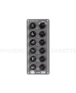 Mini pannello elettrico stagno 6 interruttori