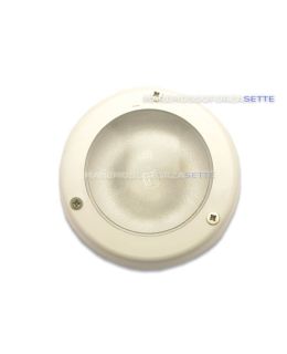 Plafoniera stagna incasso targa alogena 10w