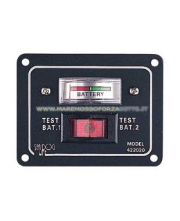 Pannello con stato di carica delle batterie