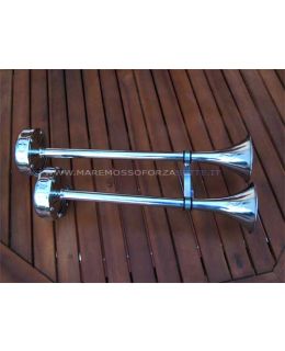 Tromba per barca in acciaio inox doppio cono