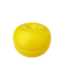 Boa con foro passante grande colore giallo