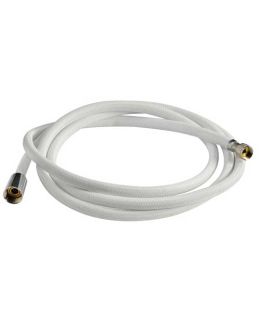 Tubo per doccia retinato bianco in nylon